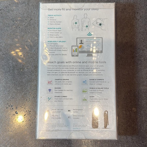 RARE! Fitbit One Wireless Activity + Sleep Tracker – NEW in Box - Picture 2 of 5